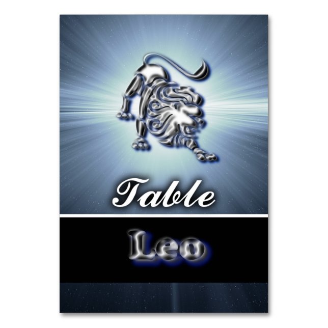 Numéro De Table Leo (Par défaut)