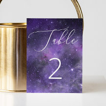 Les étoiles de l'univers. Mariage de script de nui