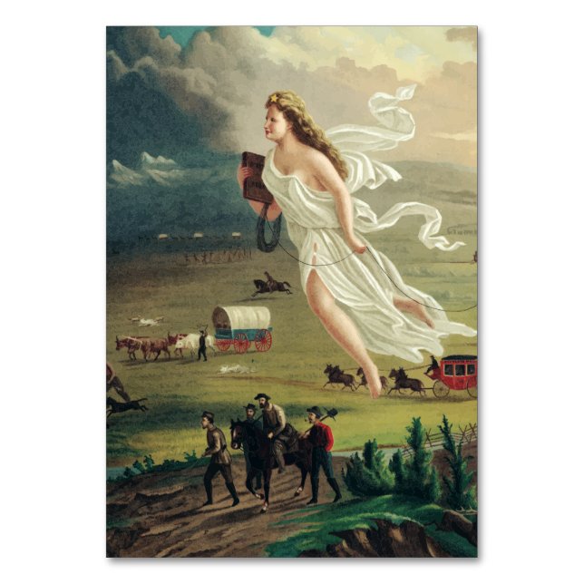 Numéro De Table Les progrès américains par John Gast (Par défaut)