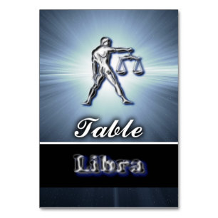 Numéro De Table Libra