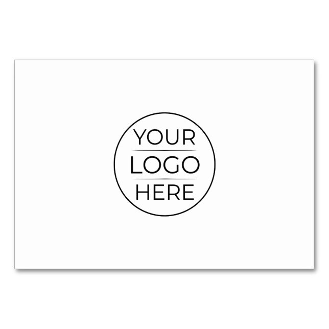 Numéro De Table Logo de marque d'entreprise moderne (Devant)