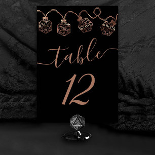 Numéro De Table Luminateurs RPG   Jeu de plateau Imaginaire en cui