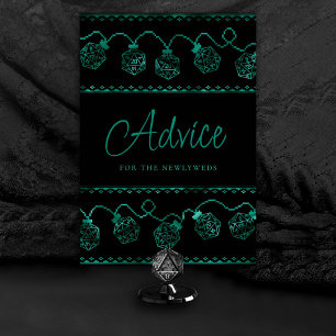 Numéro De Table Luminateurs RPG Tablette Imaginaire vert turquoi