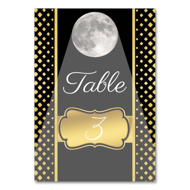 Numéro De Table Lune (Par défaut)