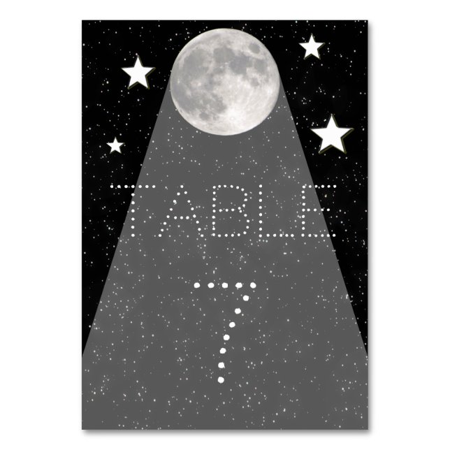 Numéro De Table Lune (Par défaut)