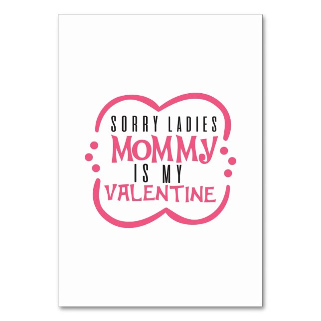 Numéro De Table Maman Cadeau Couple Est Mon Valentin (Par défaut)