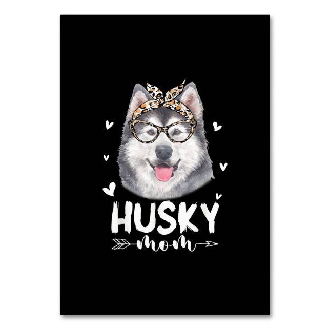Numéro De Table Maman de Husky | Dog Lovers | Mother day (Par défaut)