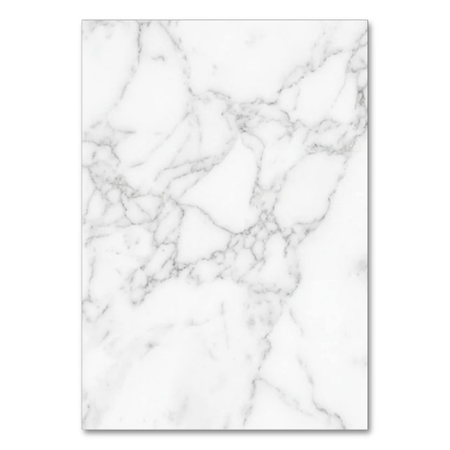 Numéro De Table Marbre Blanc (Par défaut)
