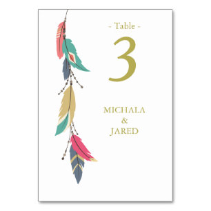 Numéro De Table Mariage