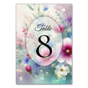 Numéro De Table Mariage à ressort rayonnant
