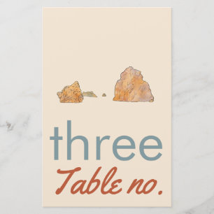 Numéro de table mariage avec animaux de l'océan po