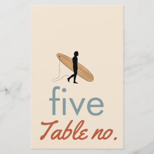 Numéro de table mariage avec animaux de l'océan po