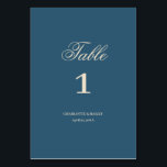Numéro De Table Mariage Blanc de la Marine<br><div class="desc">Numéro de Table de Mariage Blanc de la Marine</div>