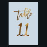 Numéro De Table Mariage bleu poussiéreux en feuille d'or numéro de<br><div class="desc">Il s'agit d'un magnifique produit avec feuille d'or lettre main avec design bleu poussiéreux. Vous pouvez modifier la couleur en modifiant la couleur arrière - plan.</div>