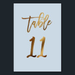 Numéro De Table Mariage bleu poussiéreux en feuille d'or numéro de<br><div class="desc">Il s'agit d'un magnifique produit avec feuille d'or lettre main avec design bleu poussiéreux. Vous pouvez modifier la couleur en modifiant la couleur arrière - plan.</div>