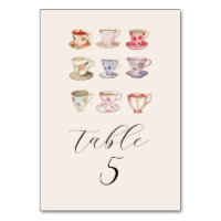 Mariage Brunch Fête des mariées Tasses à thé Chino