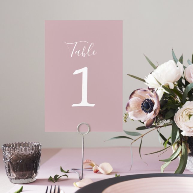 Numéro de table Mariage Clair de Lune True Simplic (Créateur téléchargé)