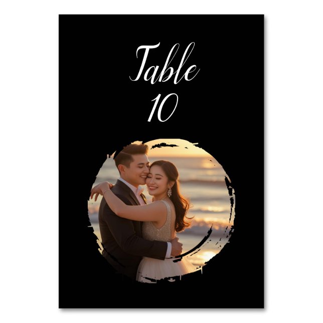 Numéro de table Mariage classique (Par défaut)