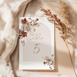 Numéro de table mariage de automne rustique<br><div class="desc">Numéro de table du mariage de automne rustique. Éléments correspondants disponibles.</div>