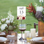 Numéro De Table Mariage de Bourgogne Marsala Numéros de tableau<br><div class="desc">Aidez vos invités à trouver facilement leur chemin avec ces belles cartes de numéro de table double face. Modifiez facilement les numéros, les noms et la date ! Ce design présente un beau bouquet floral marsala et une police de script élégante ! Cliquez ici pour en savoir plus sur notre...</div>