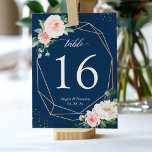 Numéro De Table Mariage de cadre bleu bleu bleu bleu rose floral<br><div class="desc">Carte de numéro de tableau de Mariage de cadre géométrique flou-bleu Dusty Rose. (1) Veuillez customiser ce modèle un par un (par ex. du numéro 1 au xx), et ajouter chaque carte de numéro séparément à votre panier. (2) Pour plus de personnalisation, cliquez sur le lien "customiser plus loin" et...</div>