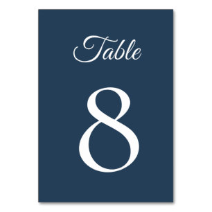 Numéro De Table Mariage de minuit d'hiver céleste