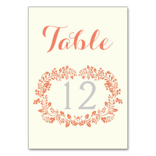 Numéro De Table Mariage de tableau du cadre de courroie du feuilla