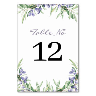 Numéro De Table Mariage du plan de siège de l'arbre rustique Laven