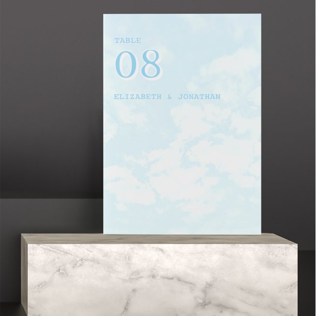 Numéro De Table Mariage fait au ciel (Créateur téléchargé)