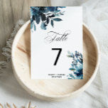 Numéro De Table Mariage floral bleu de la marine céleste<br><div class="desc">Ce numéro de table bleu marine à fleurs mariage est parfait pour une réception de mariage moderne. Le design se compose de pivoines marines, bleues et indigo joliment dessinées à la main, soigneusement disposées dans un charmant bouquet. Il s'agit d'un numéro de table recto-verso. Ajoutez chaque numéro de table dont...</div>