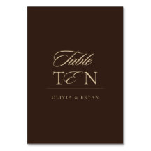 Mariage Luxueux Moderne Mocha Chocolat