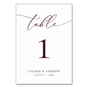 Numéro De Table Mariage minimaliste du vin de Bourgogne   Ta perso