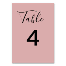 Mariage Minimaliste Rose Poussiéreux