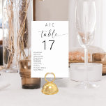 Numéro De Table Mariage moderne minimaliste noir et blanc<br><div class="desc">Elevez votre décor de réception de mariage avec nos numéros minimalistes de table de Mariage moderne noir et blanc, un ajout élégant et élégant qui allie harmonieusement design contemporain et élégance intemporelle. Chaque numéro de table de cette collection est un minimaliste jeu de couleurs noir et blanc, qui offre sophistication...</div>
