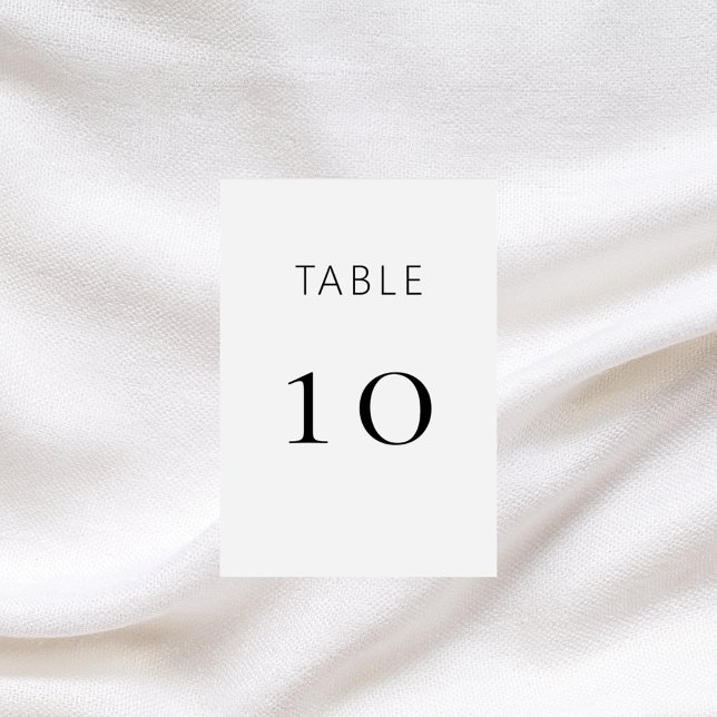 Numéro De Table Mariage noir blanc (Créateur téléchargé)