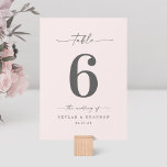 Numéro De Table Mariage rose pâle en poudre couleur simple<br><div class="desc">Simple Couleur Solide Pale Poudre Rose Mariage Mariage Dîner Numéro de table Cette Table Card chic et moderne est simple classique et élégant avec une couleur arrière - plan unie et une jolie police de calligraphie de script avec queues. Montré dans la nouvelle Colorway. Disponible en plusieurs options de couleur,...</div>