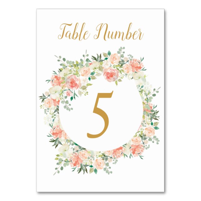 Numéro de table mariage | Roses bleus (Par défaut)