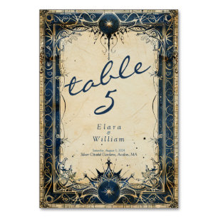 Numéro De Table Mariage royal de la Numérique