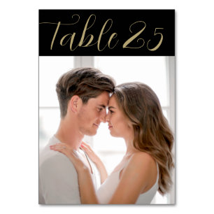 Numéro De Table Mariage Rustic Black Chalkboard