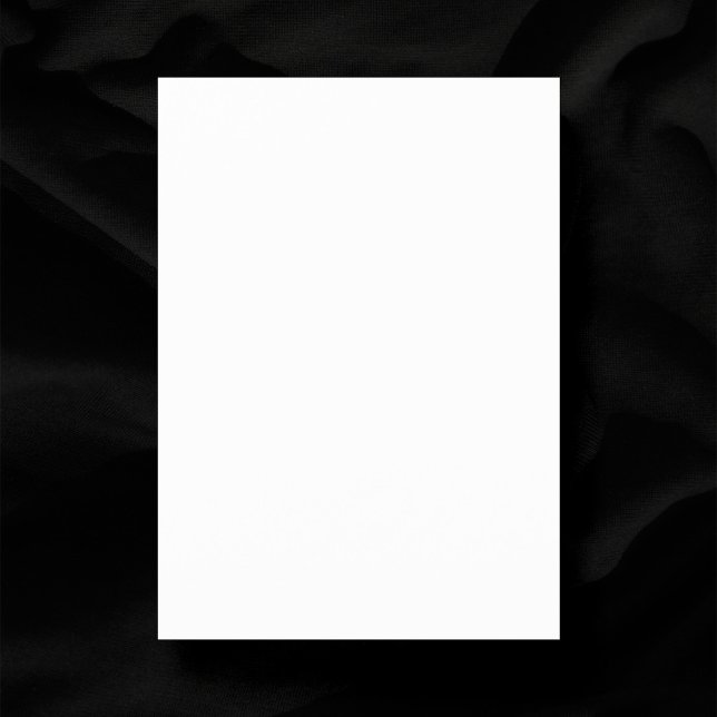 Numéro De Table Mariage semi-brillant 3,5 po x 5 po blanc vierge (Plain white 3.5" x 5" wedding table number)