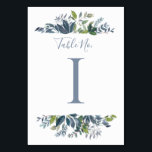 Numéro de table mariage | Vert bleu azur 1<br><div class="desc">Mariage de verdure peinte Numéro de table (bleu Dusty) 1 : Ce numéro de tableau boisé présente un bouquet d'eucalyptus teinté de tons bleu poussiéreux. **COMMENT CHOISIR VOTRE PROPRE COULEUR : 1) Cliquez sur le bouton "Customiser" ou "Personnaliser". 2) Choisissez une nouvelle couleur arrière - plan. 3) N'oubliez pas de...</div>