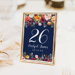 Numéro De Table Marine Rustique Bourgogne Automne Floral Mariage M<br><div class="desc">Les cartes de numéro de table de mariage de style romantique rustique présentent un monogramme élégant avec des chiffres encadrés par une aquarelle fleurie avec de beaux roses, dahlias, des fleurs de pivoines et de la verdure, dans une magnifique palette automnale de rouge bordeaux, jaune doré, orange pêche, rose roux...</div>