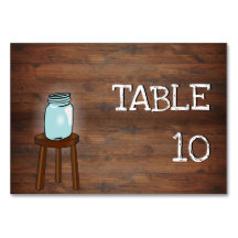 Mason Jar Mariage rustique