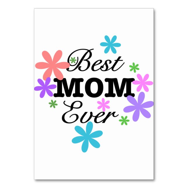 Numéro De Table Meilleure maman jamais (Par défaut)