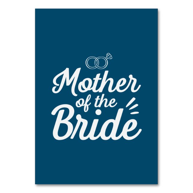 Numéro De Table Mère de la mariée (Par défaut)