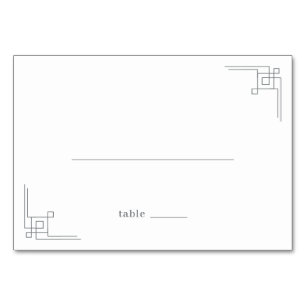 Numéro De Table Meubles Abstraits Minimalistes Noirs Calmes