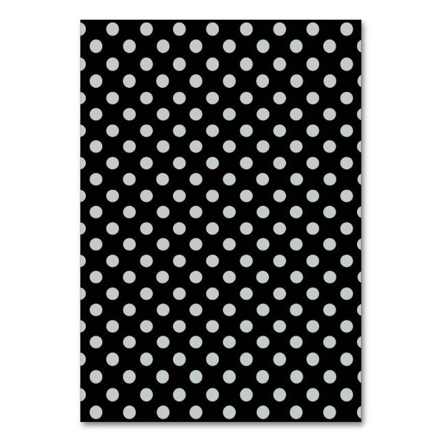 Numéro De Table Modifier Pois gris N'importe quelle couleur Clique (Par défaut)