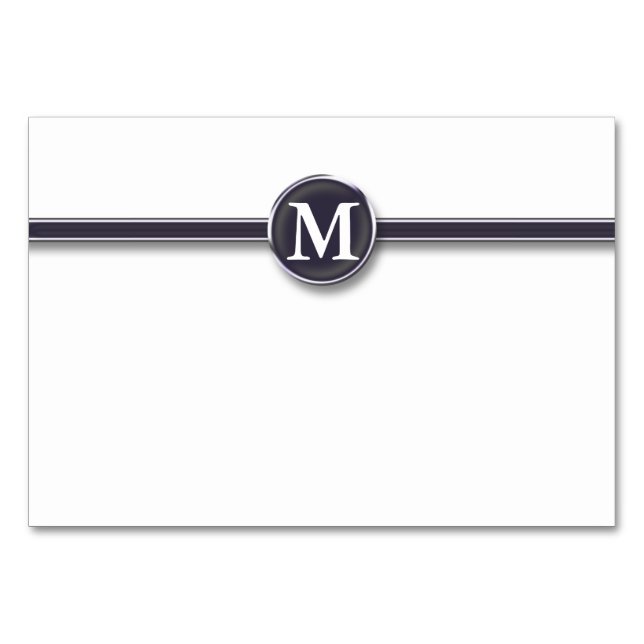 Numéro De Table Monogram Table Starter (Devant)