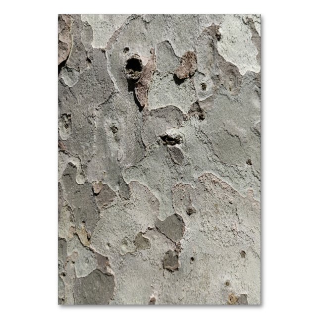 Numéro de table motif d'écorce d'arbre (Par défaut)