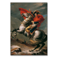 Napoléon à cheval, bataille du col Saint-Bernard